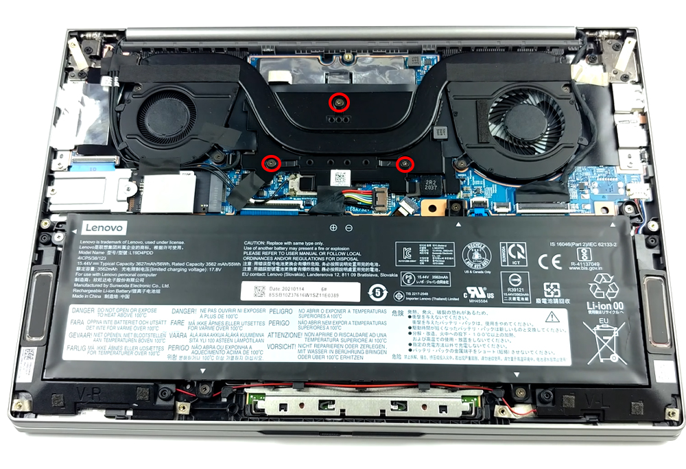 Hướng dẫn vệ sinh Lenovo ThinkBook 13s Gen 2