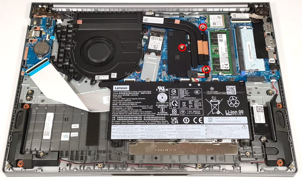 Hướng dẫn vệ sinh Lenovo ThinkBook 16 Gen 7