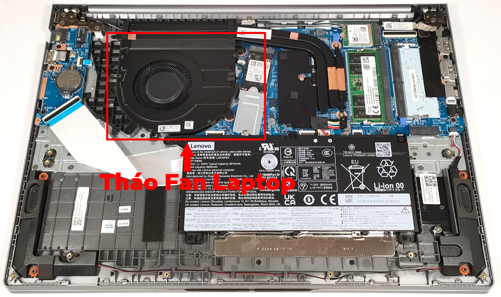 Hướng dẫn vệ sinh Lenovo ThinkBook 16 Gen 7