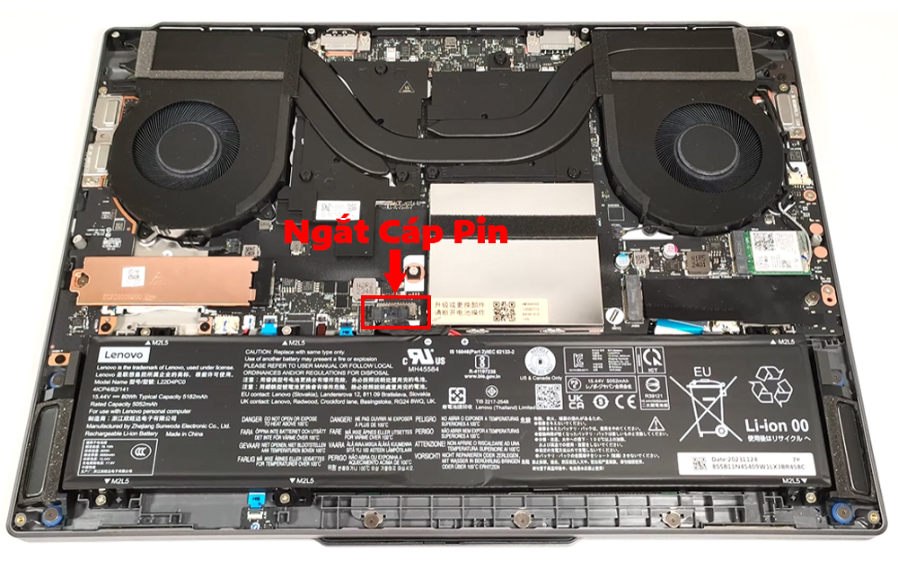 Hướng dẫn vệ sinh Lenovo ThinkBook 16p Gen 5 16inch