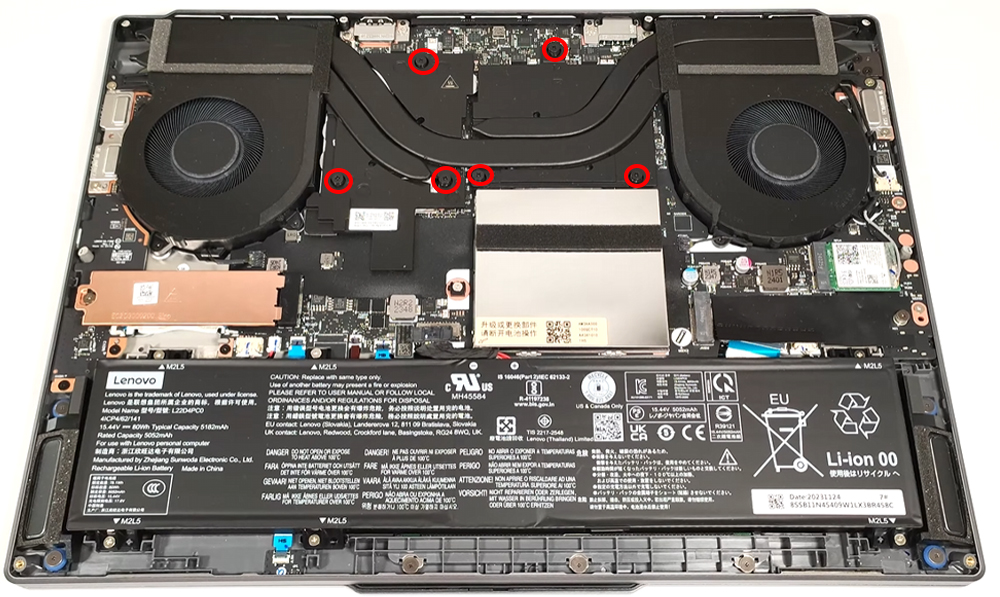 Hướng dẫn vệ sinh Lenovo ThinkBook 16p Gen 5 16inch