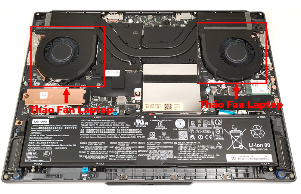 Hướng dẫn vệ sinh Lenovo ThinkBook 16p Gen 5 16inch