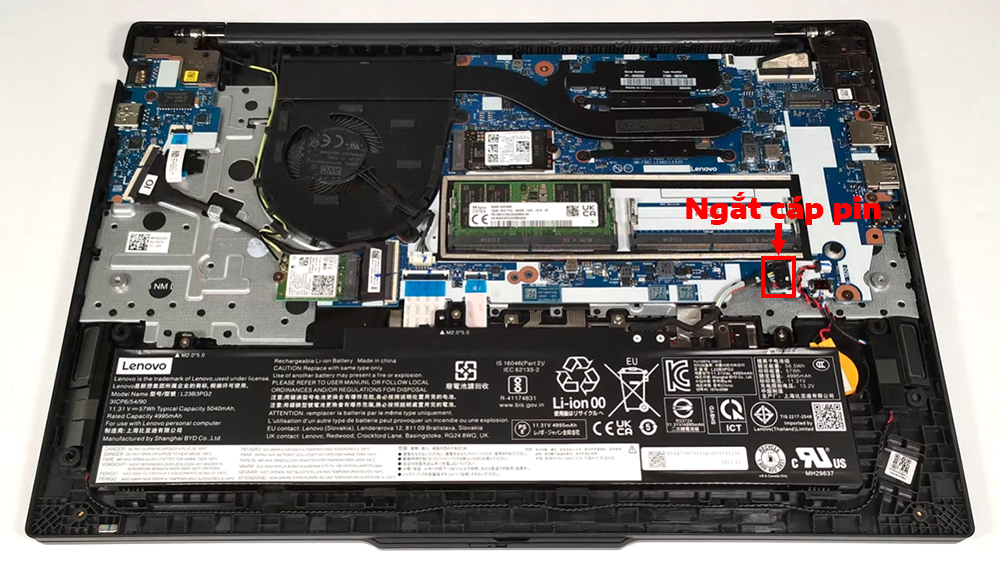 Hướng dẫn vệ sinh Lenovo ThinkPad E16 Gen 2