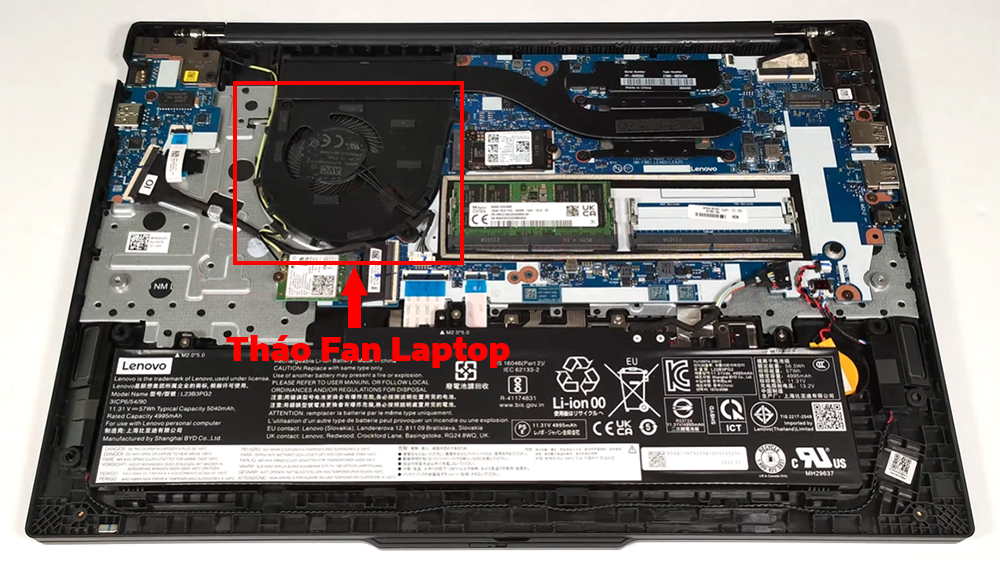 Hướng dẫn vệ sinh Lenovo ThinkPad E16 Gen 2