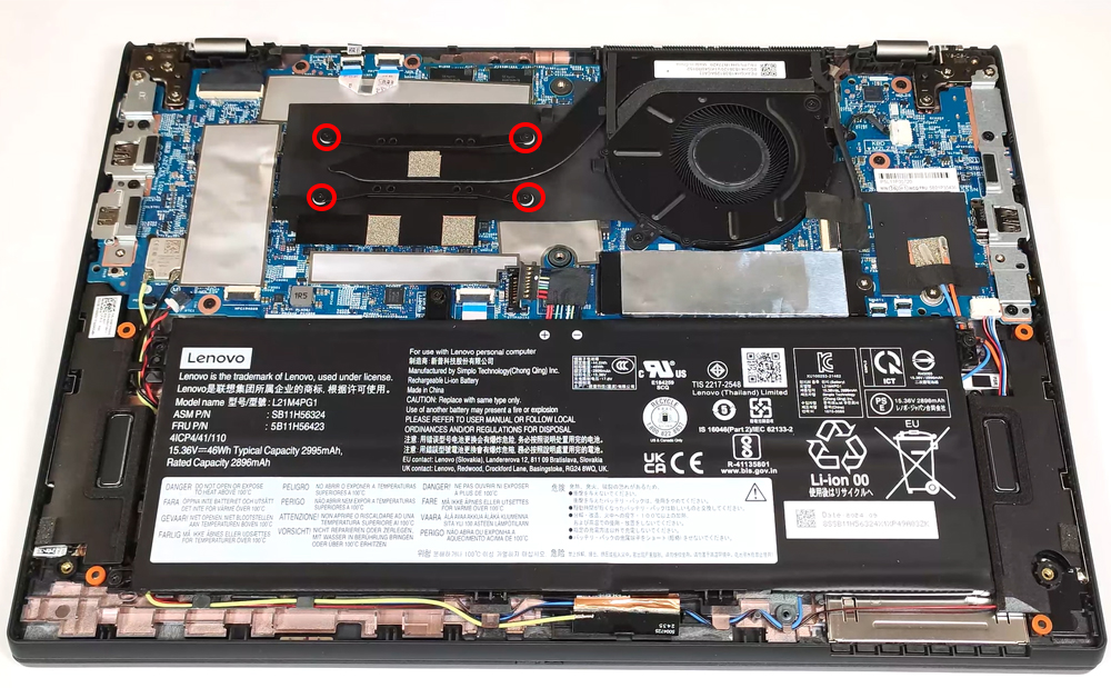 Hướng dẫn vệ sinh Cho Lenovo ThinkPad L13 Gen 5