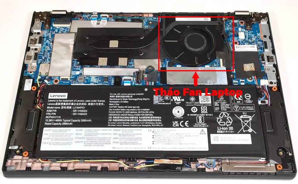 Hướng dẫn vệ sinh Cho Lenovo ThinkPad L13 Gen 5