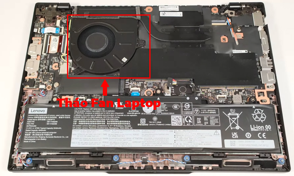 Hướng dẫn vệ sinh Lenovo ThinkPad L14 Gen 5