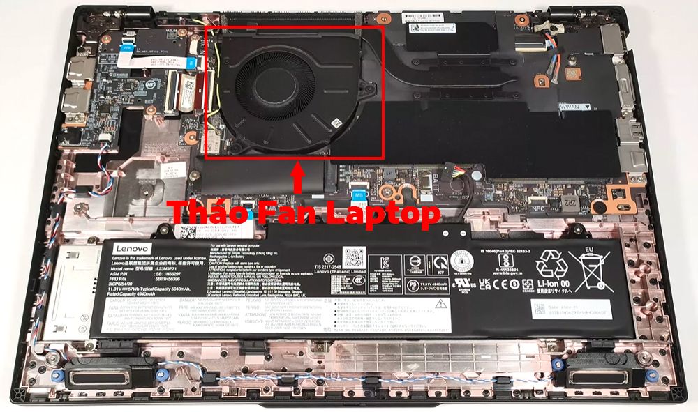 Hướng dẫn vệ sinh Lenovo ThinkPad L16 Gen 1