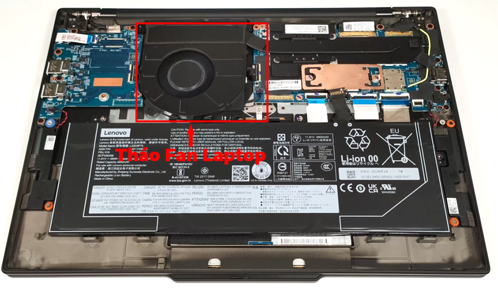 Hướng dẫn vệ sinh Lenovo ThinkPad T14s Gen 6 14inch Snapdragon