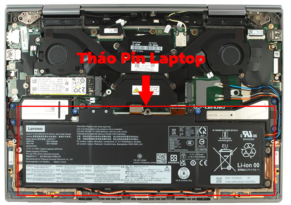 Hướng dẫn vệ sinh Lenovo ThinkPad X1 2-in-1 Gen 9