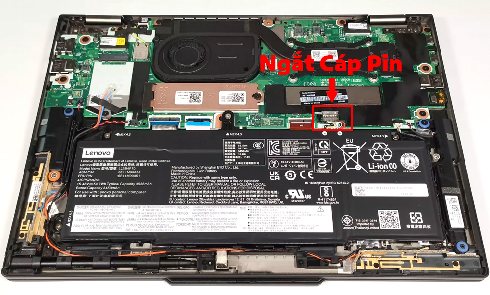Hướng Dẫn Vệ Sinh Cho Lenovo ThinkPad X13 2in1 Gen 5
