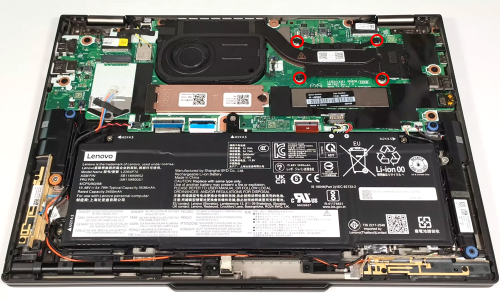 Hướng Dẫn Vệ Sinh Cho Lenovo ThinkPad X13 2in1 Gen 5