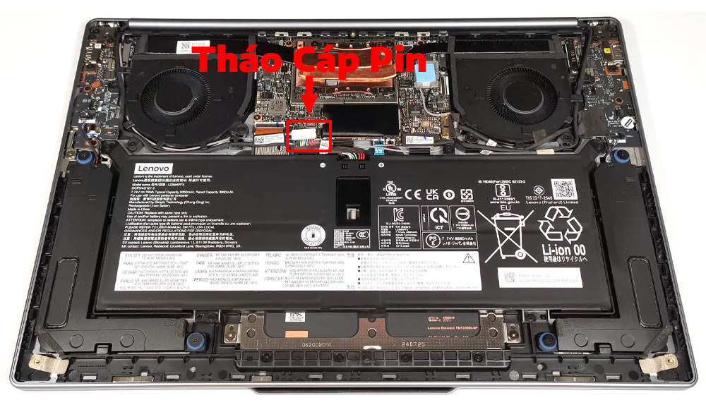 Hướng dẫn vệ sinh Lenovo Yoga Slim 7 Gen 9 15ILL9