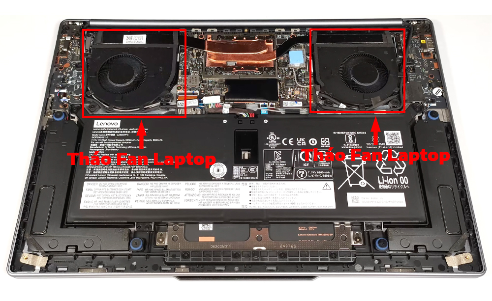 Hướng dẫn vệ sinh Lenovo Yoga Slim 7 Gen 9 15ILL9