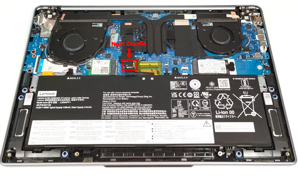 Hướng dẫn vệ sinh Lenovo Yoga Slim 7i 14inch Gen 9
