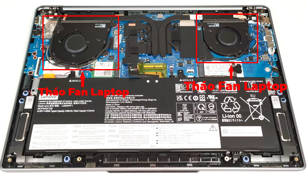 Hướng dẫn vệ sinh Lenovo Yoga Slim 7i 14inch Gen 9