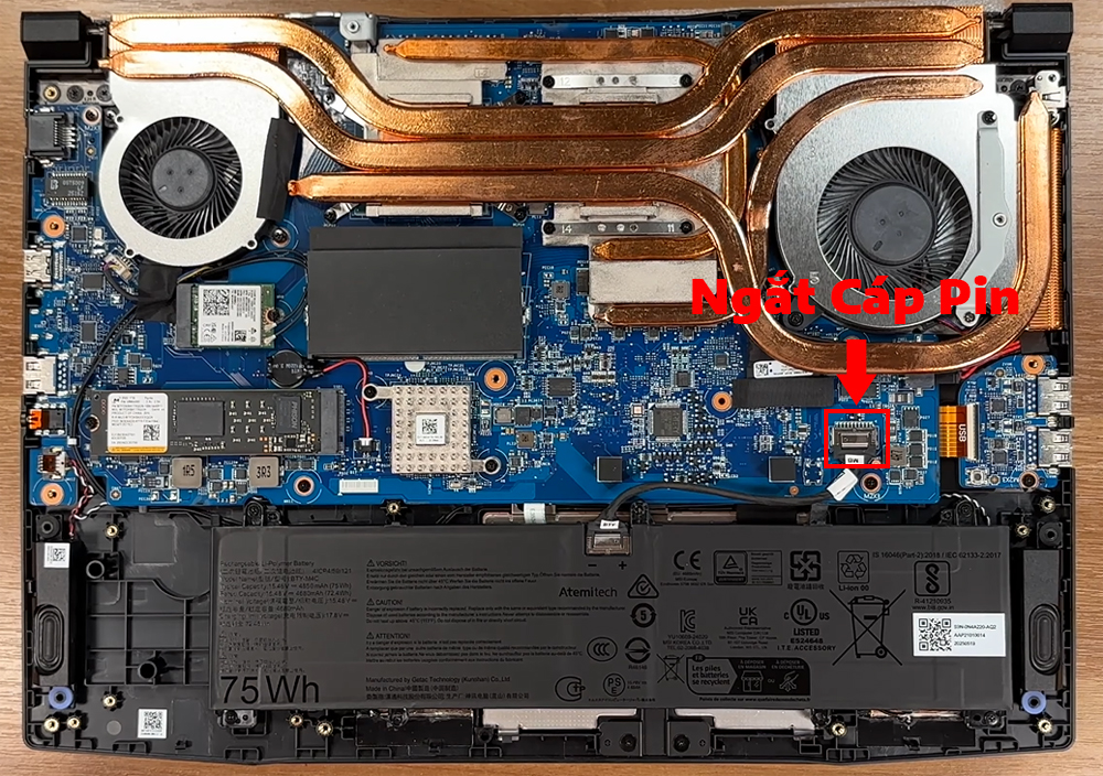 Hướng dẫn vệ sinh laptop MSI Katana 15 HX B14W