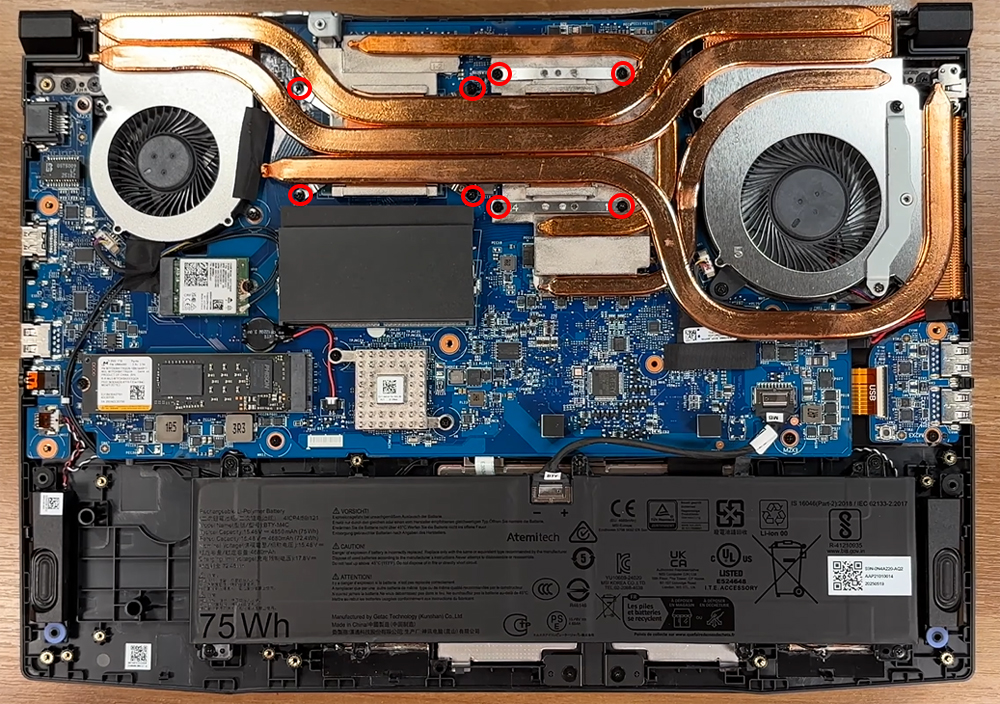 Hướng dẫn vệ sinh laptop MSI Katana 15 HX B14W