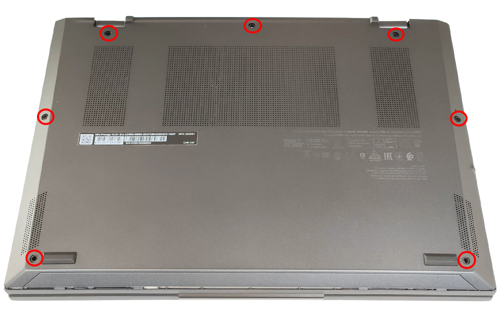 Hướng dẫn vệ sinh laptop MSI Prestige 13 AI Evo A2VM
