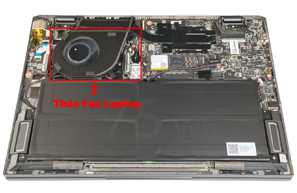 Hướng dẫn vệ sinh laptop MSI Prestige 13 AI Evo A2VM