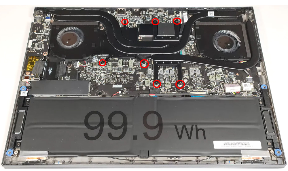 Hướng dẫn vệ sinh laptop MSI Prestige 16 AI Studio B1V