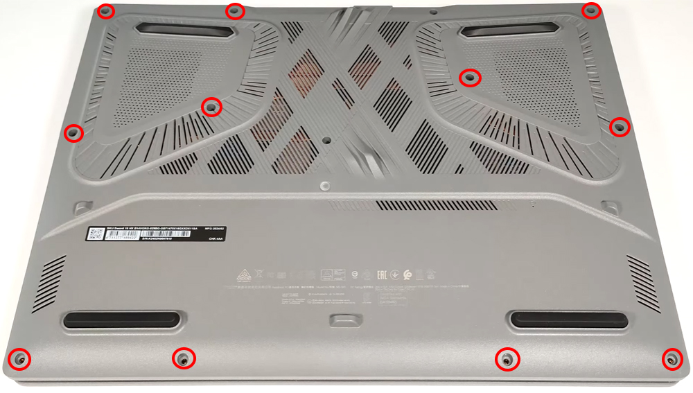 Hướng dẫn vệ sinh cho MSI Sword 16 HX B14V