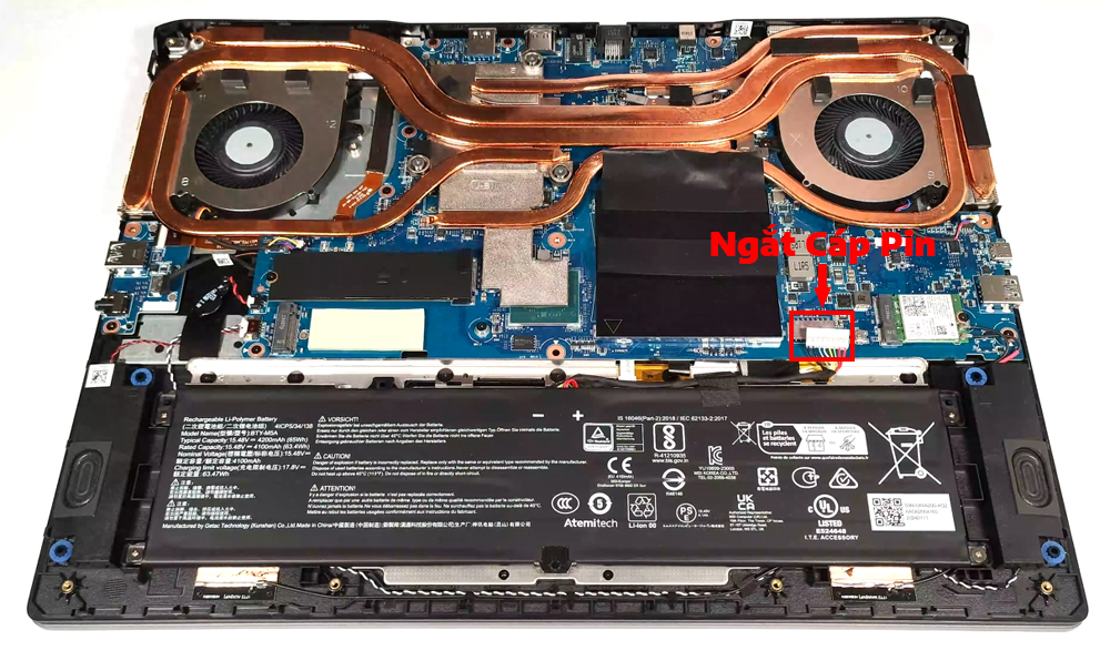 Hướng dẫn vệ sinh cho MSI Sword 17 HX B14V