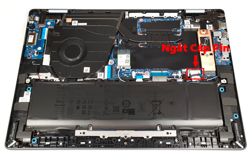 Hướng dẫn vệ sinh cho Dell Inspiron 16 Plus 7640