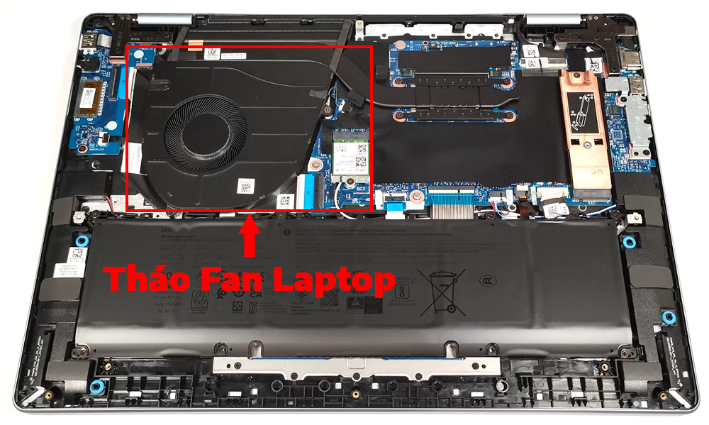 Hướng dẫn vệ sinh cho Dell Inspiron 16 Plus 7640