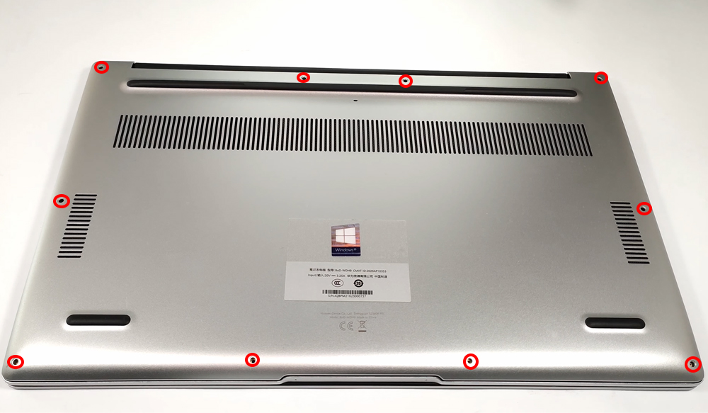 Hướng dẫn vệ sinh Huawei MateBook D 15 2020 Intel D15