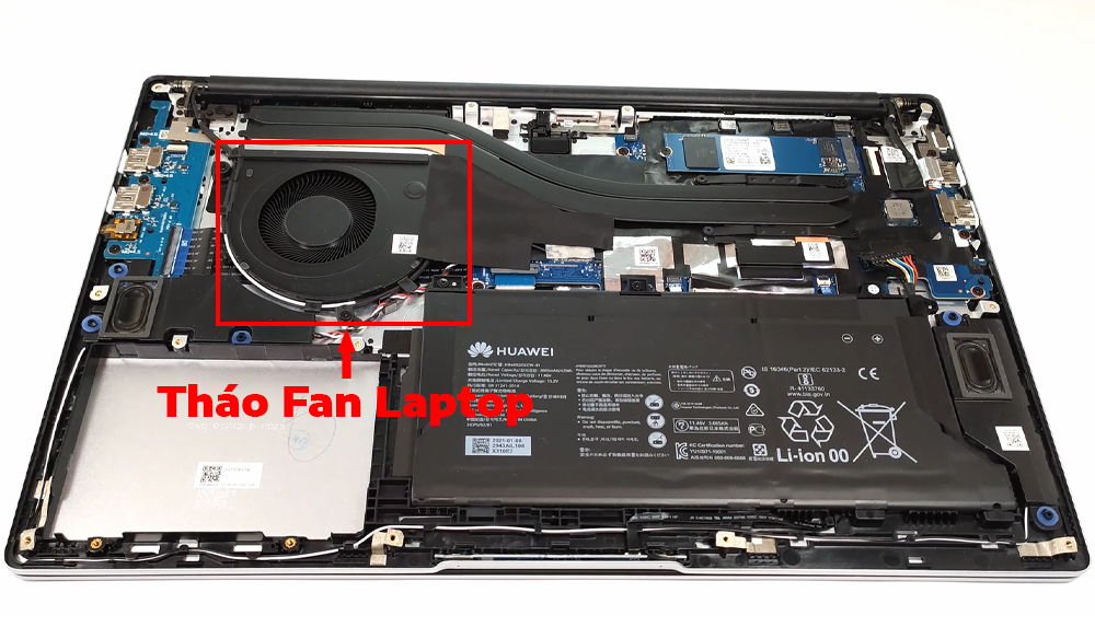 Hướng dẫn vệ sinh Huawei MateBook D 15 2020 Intel D15