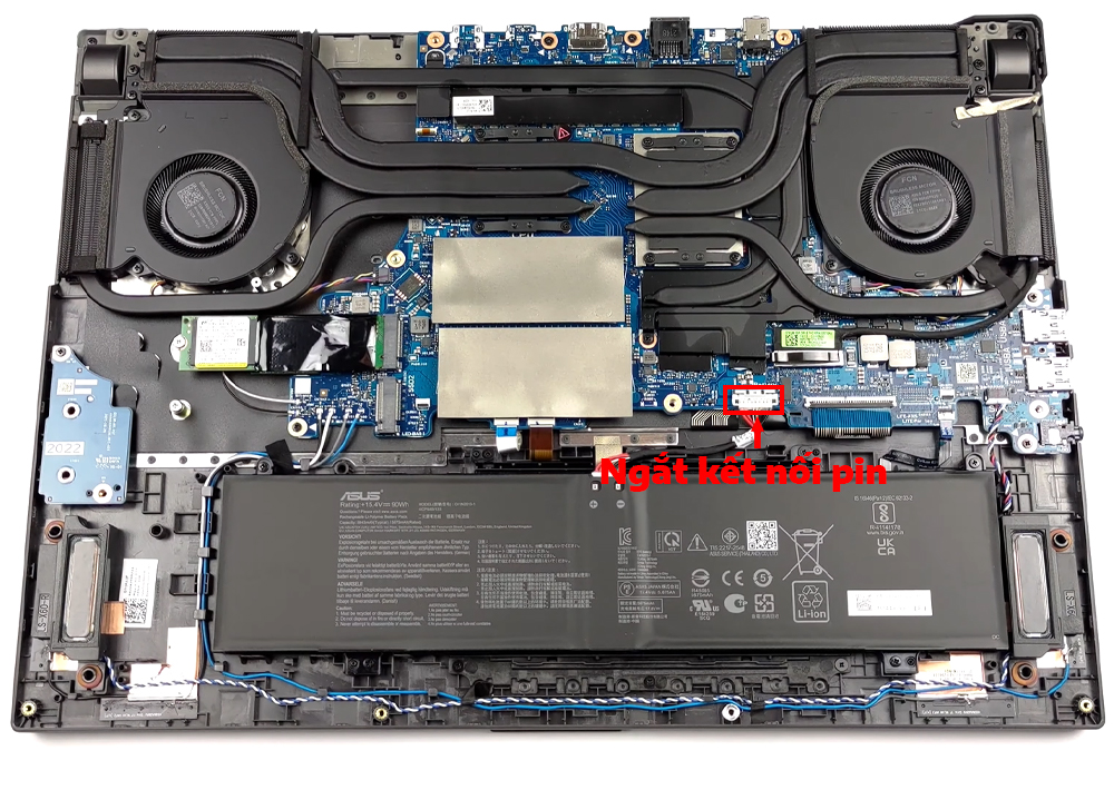 Hướng dẫn vệ sinh laptop ASUS ROG Strix G17 G713R 2022