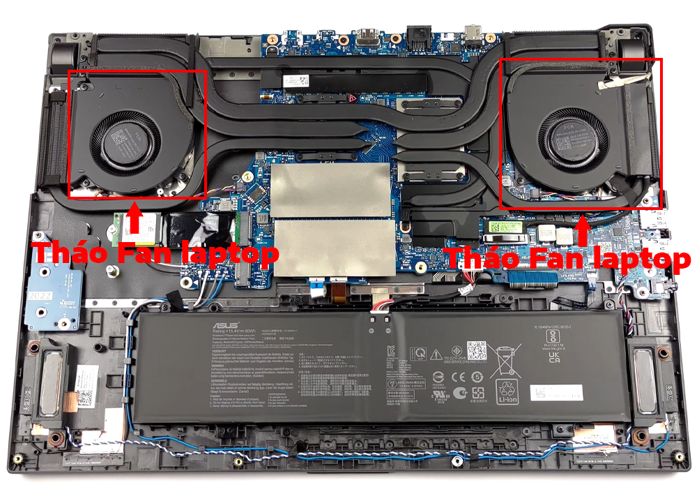 Hướng dẫn vệ sinh laptop ASUS ROG Strix G17 G713R 2022