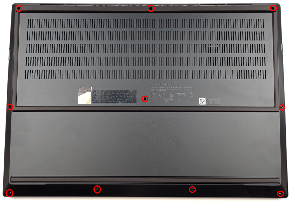 Hướng dẫn vệ sinh laptop ASUS Zenbook Pro 16X OLED UX7602