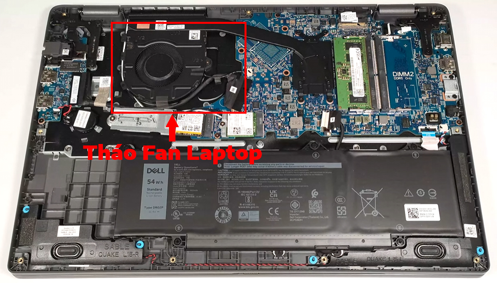 Hướng dẫn vệ sinh laptop Dell Latitude 3550