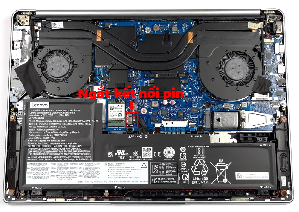 Hướng dẫn vệ sinh laptop Lenovo IdeaPad 5 Pro 16inch 2022