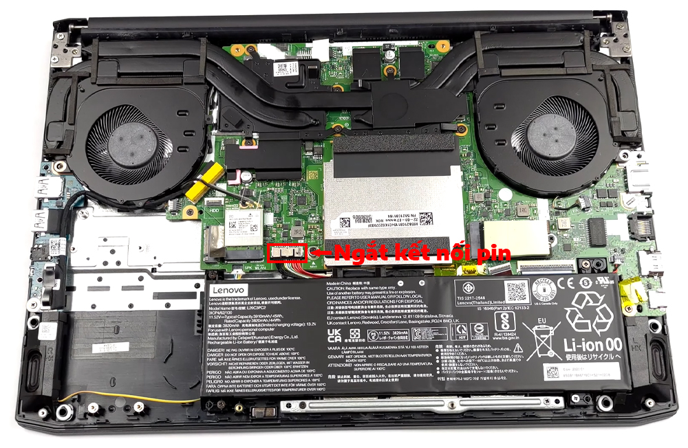 Hướng dẫn vệ sinh laptop Lenovo IdeaPad Gaming 3 15inch 2021