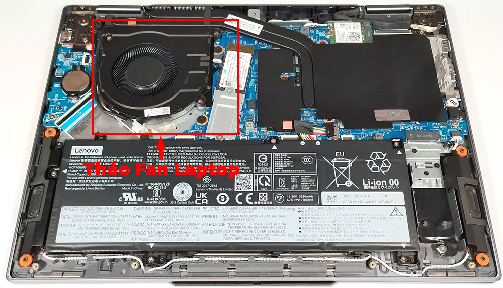 Hướng dẫn vệ sinh laptop Lenovo ThinkBook 14 2in1 Gen 4