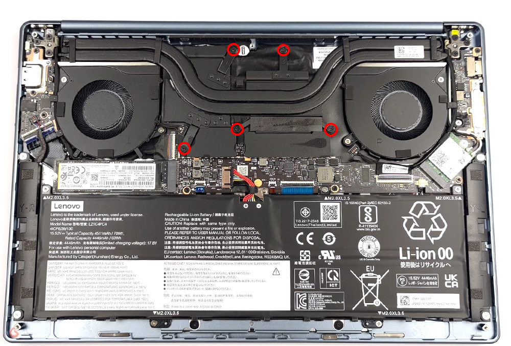 Hướng dẫn vệ sinh laptop Lenovo Yoga Slim 7i Pro X 14inch