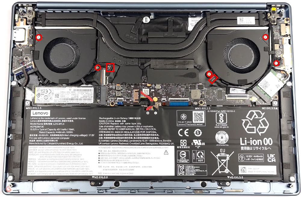 Hướng dẫn vệ sinh laptop Lenovo Yoga Slim 7i Pro X 14inch