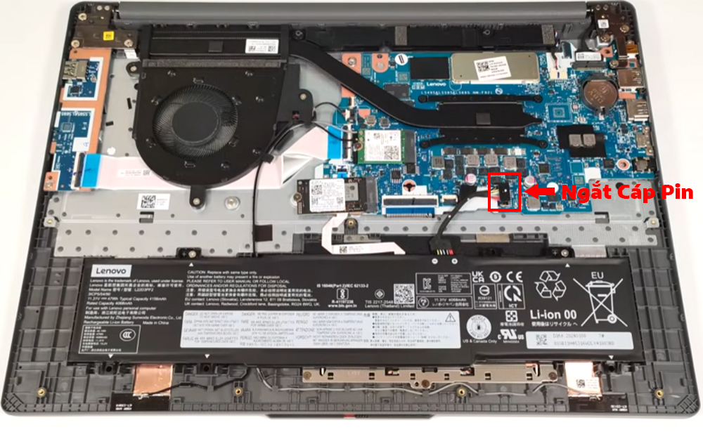 Hướng dẫn vệ sinh Lenovo IdeaPad Slim 3 16inch Gen 9
