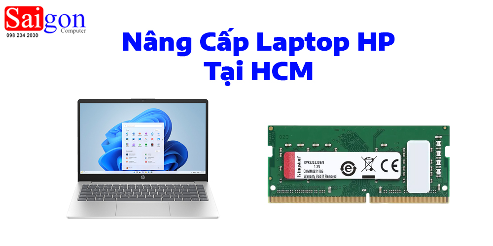 N&acirc;ng Cấp Laptop HP Tại HCM