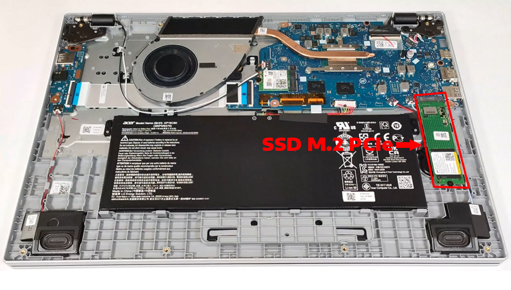 Nâng cấp Ram, SSD Laptop Acer Extensa 15 EX215-33