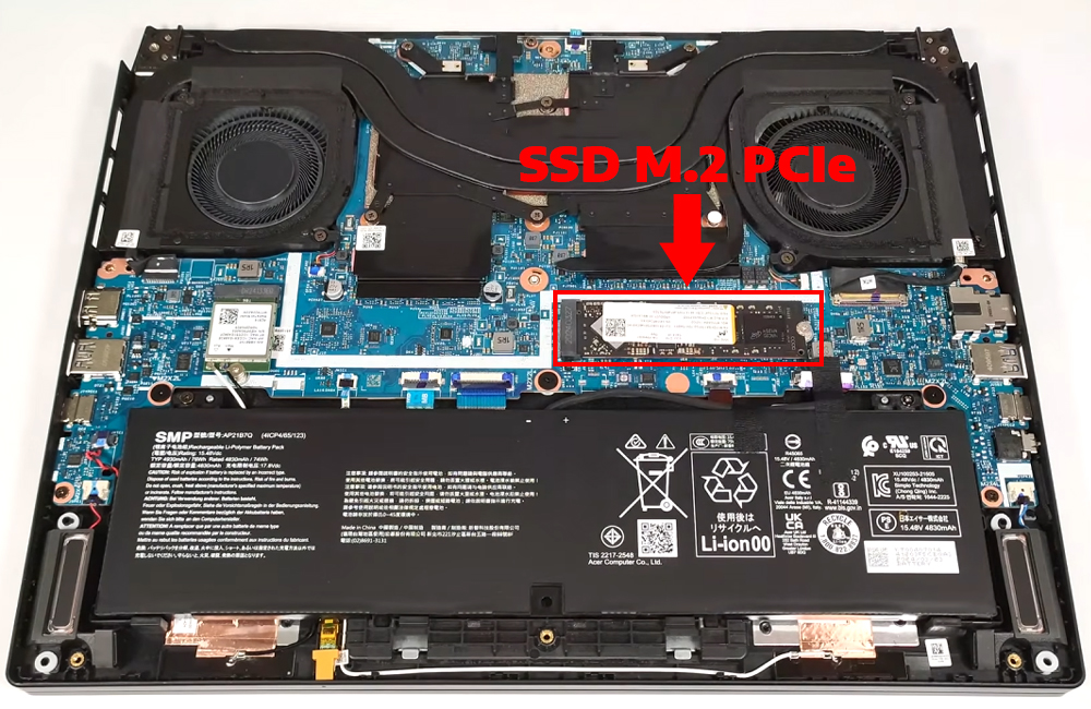 Nâng cấp Ram, SSD Laptop Acer Nitro 14 AN14-41
