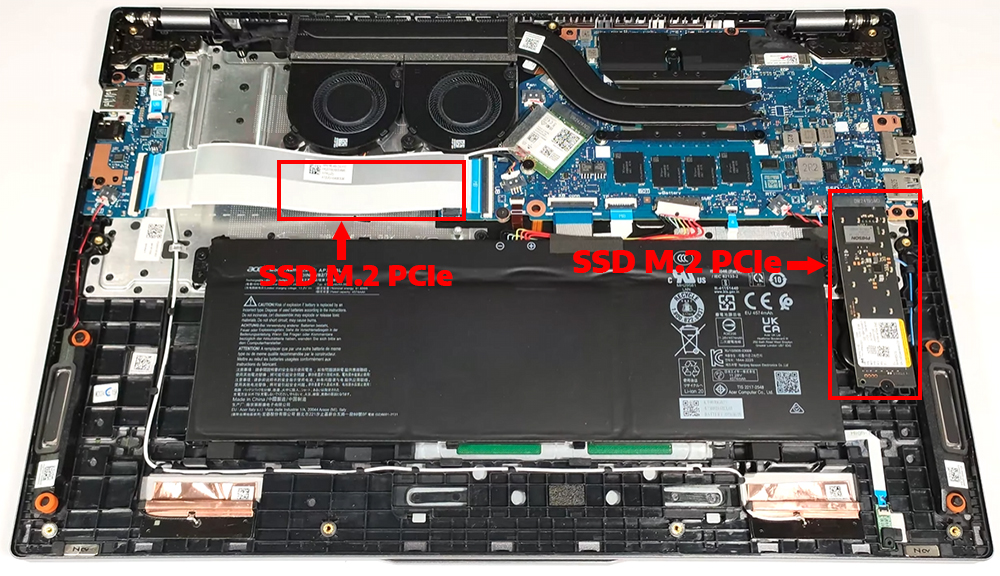 N&acirc;ng cấp Ram, SSD Laptop ACER SWIFT GO SFG16-72