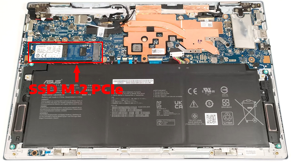 Nâng cấp Ram, SSD Laptop ASUS CHROMEBOOK FLIP CX5 CX5400