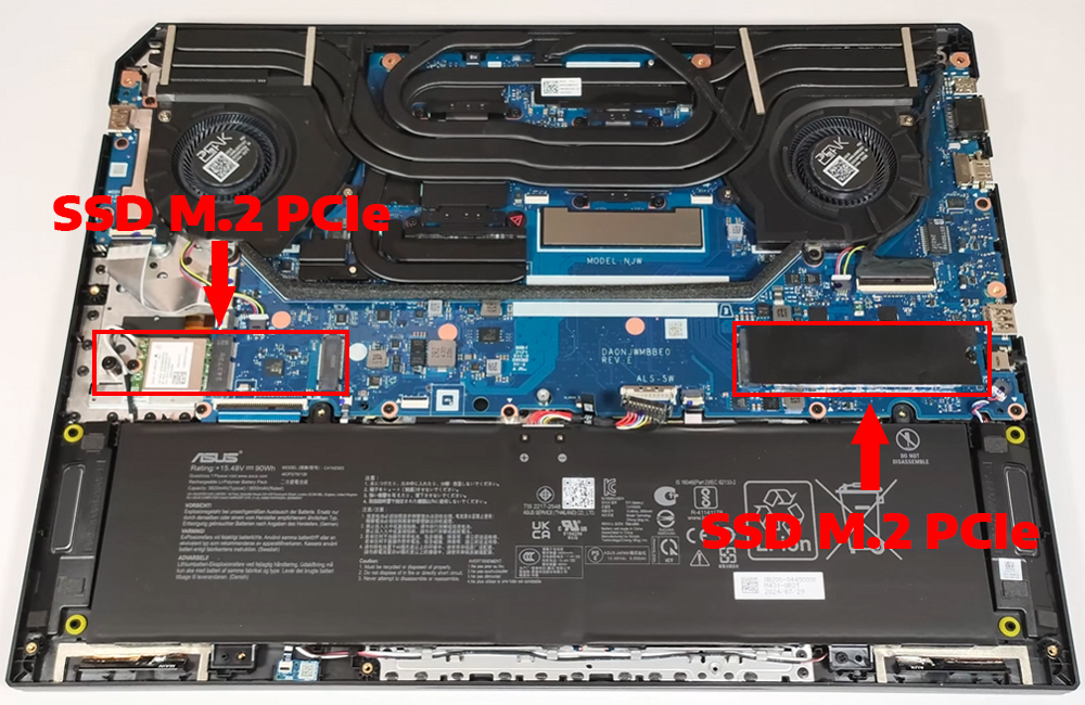 Nâng cấp Ram, SSD Laptop ASUS TUF Gaming A16 FA608