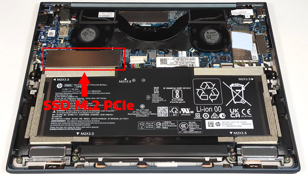 N&acirc;ng cấp Ram, SSD Laptop HP Dragonfly G4