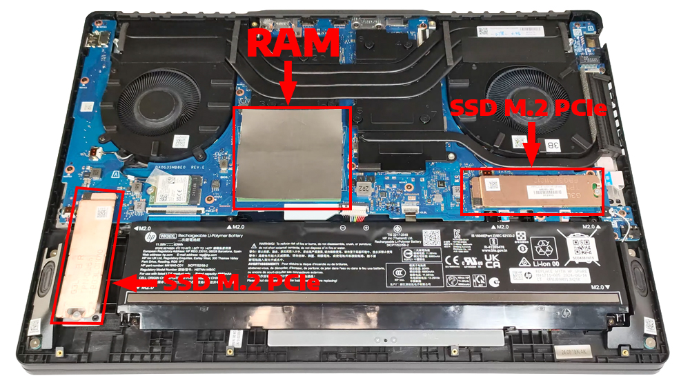 N&acirc;ng cấp Ram, SSD Laptop HP OMEN 17-db0000