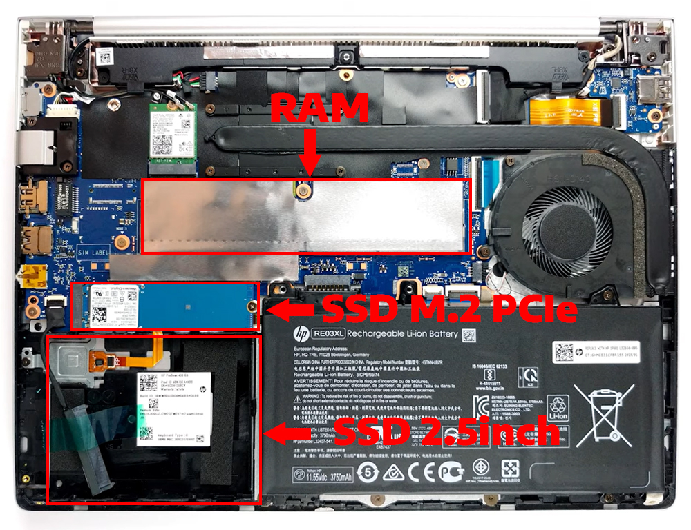 N&acirc;ng cấp Ram, SSD Laptop HP ProBook 430 G6